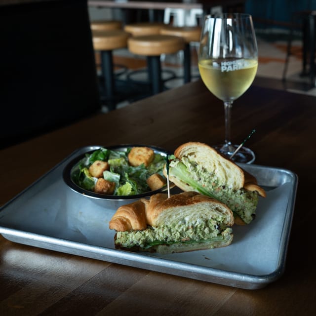 Pesto Chicken Sandwich.