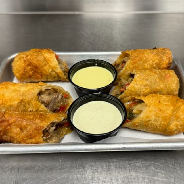 Philly Cheesesteak Eggrolls.