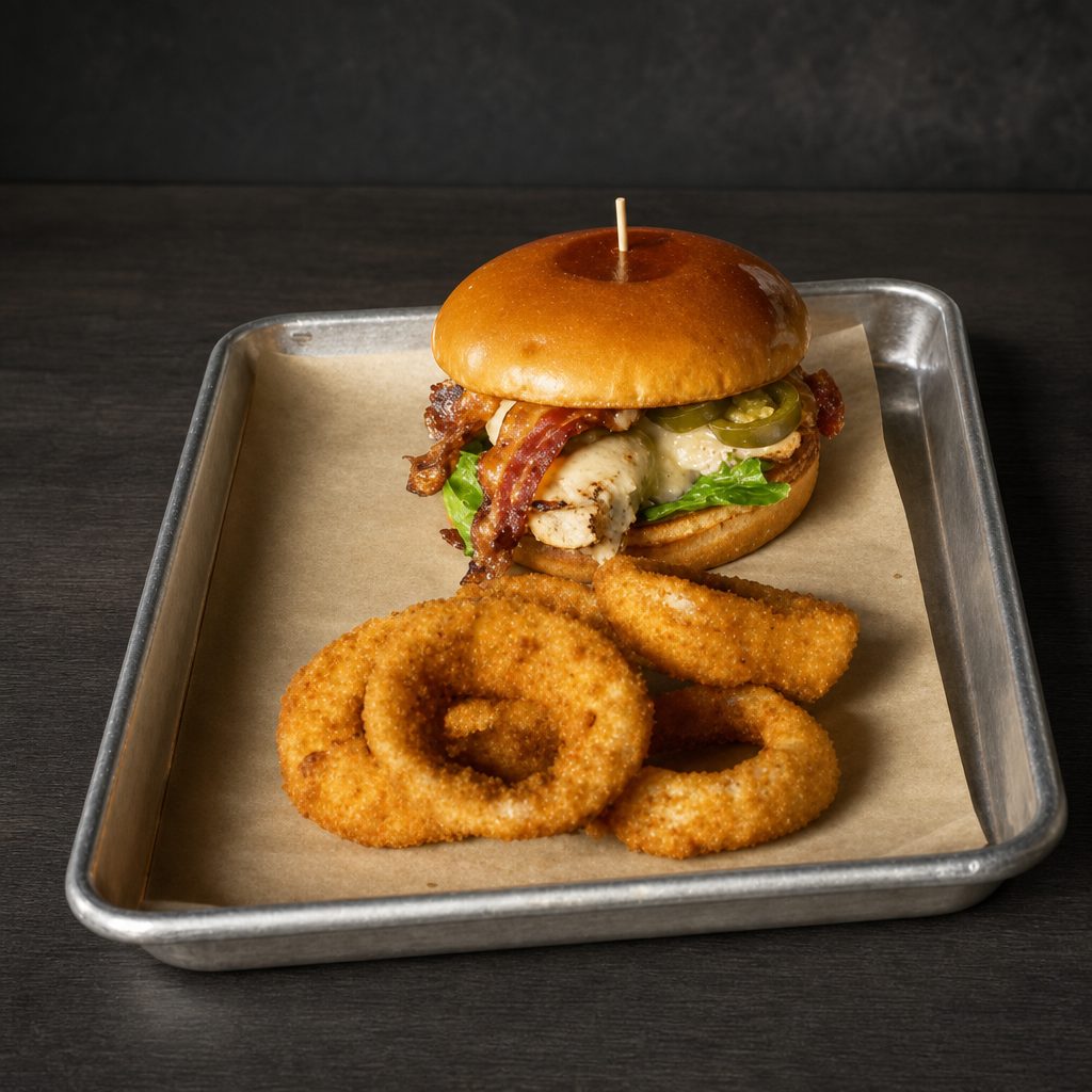 Loaded Chicken Sandwich.