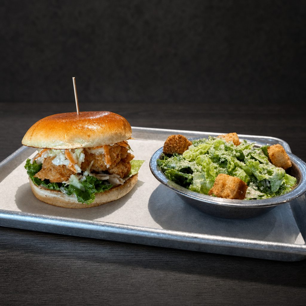 Fried Shrimp Sandwich.
